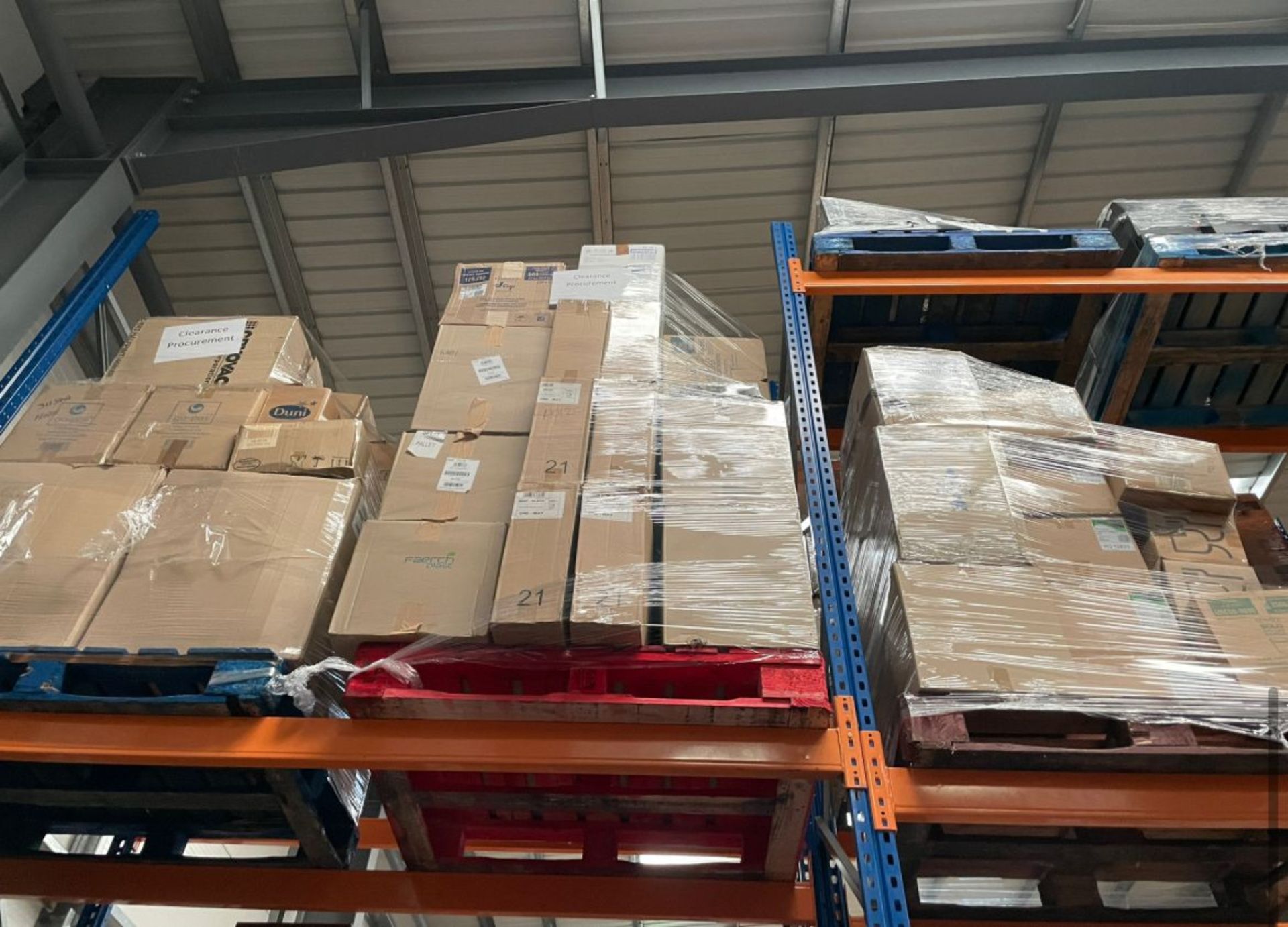TRUCKLOAD OF NEW PACKAGING MATERIALS