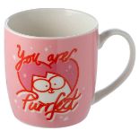 721 X NEW YOU ARE PURRFECT PORCELAIN MUG