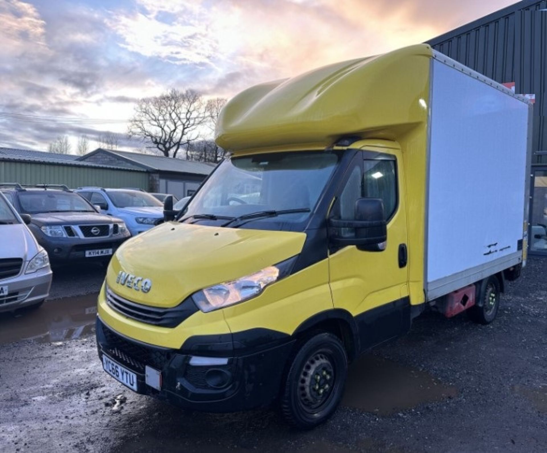SMOOTH OPERATOR: YELLOW LUTON BOX IVECO DAILY WITH TAIL LIFT