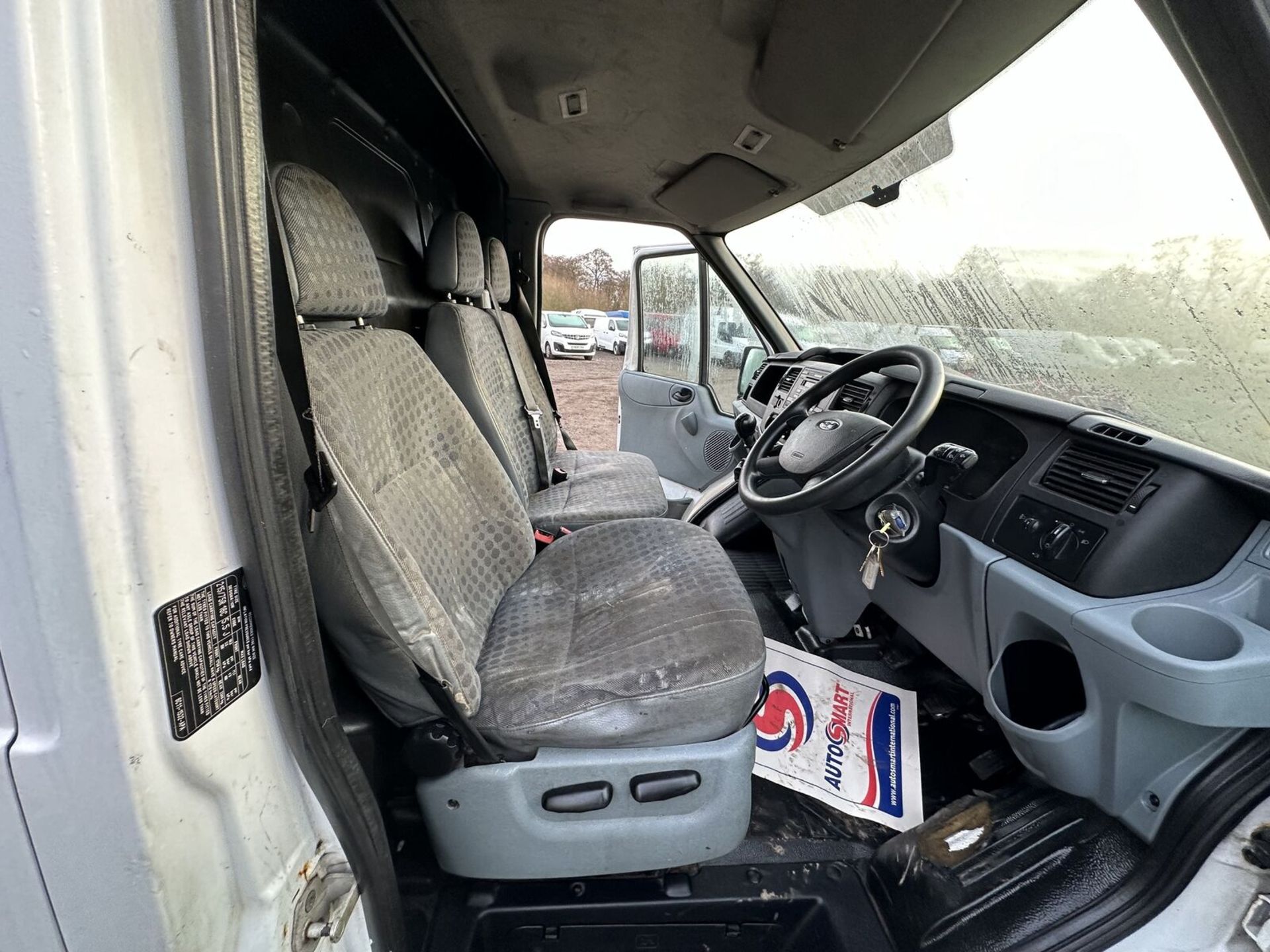2011 FORD TRANSIT HIGH ROOF JUMBO VAN, INJECTOR ISSUE >>--NO VAT ON HAMMER--<< - Image 10 of 17