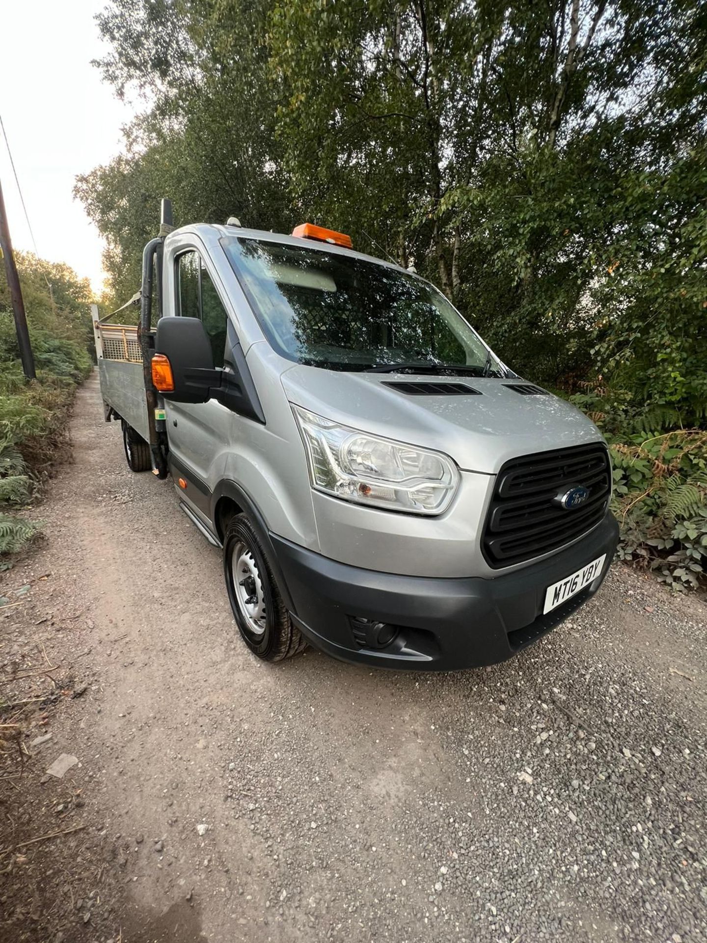 FORD TRANSIT 2016 FLATBED WITH TAIL LIFT 14 FT DROPSIDE BODY