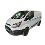 WHITE WONDER: 64 PLATE TRANSIT CUSTOM LOW ROOF VAN