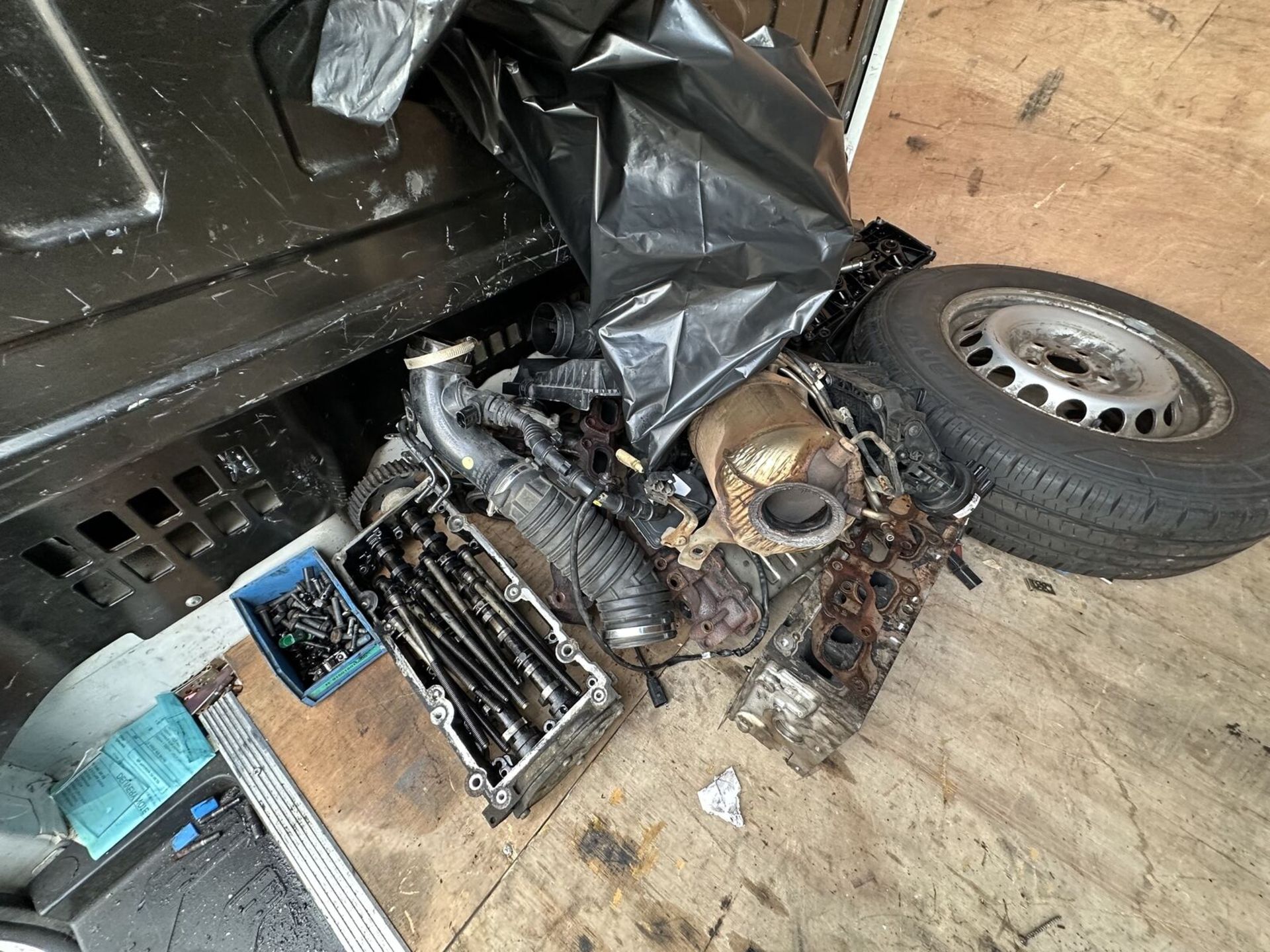 NON-RUNNER SPECIAL: 67 PLATE VW CRAFTER LWB - ENGINE STRIPPED - Image 13 of 20