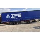 M&G 13.6 METRE 3 AXLE CURTAIN SIDE TRAILOR