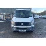 EFFICIENT VW CRAFTER CR35 FLATBED: LOW MILEAGE, PRISTINE CONDITION >>--NO VAT ON HAMMER--<<