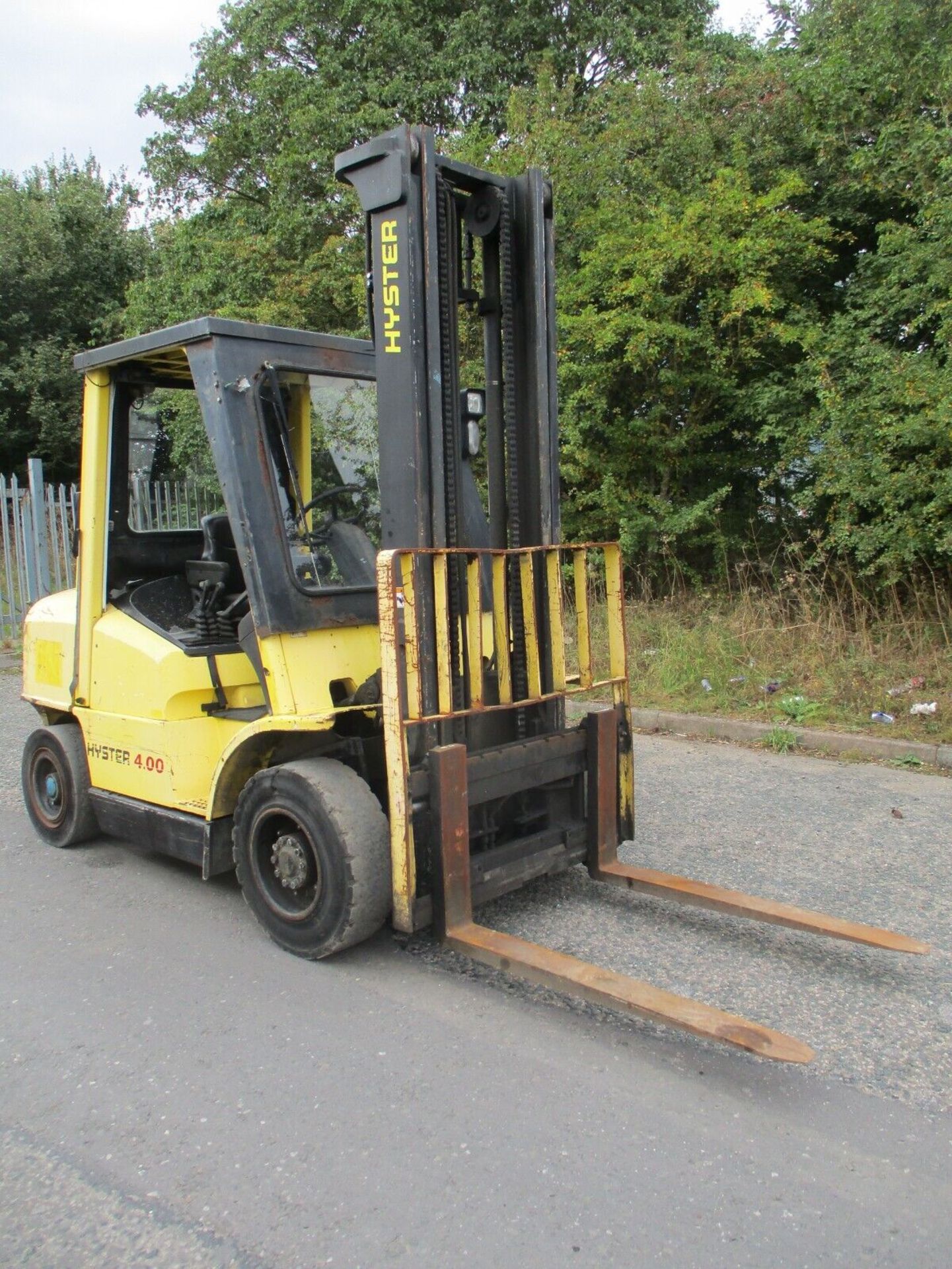 4 TON LIFT HYSTER H4.00XM FORKLIFT - Image 3 of 11