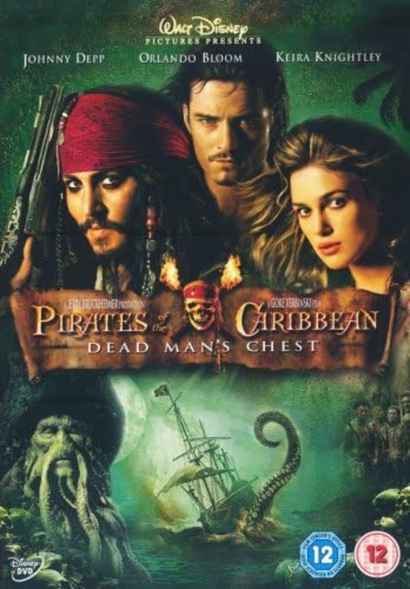 200 X PIRATES OF THE CARIBBEAN DEAD MANS CHEST DVD