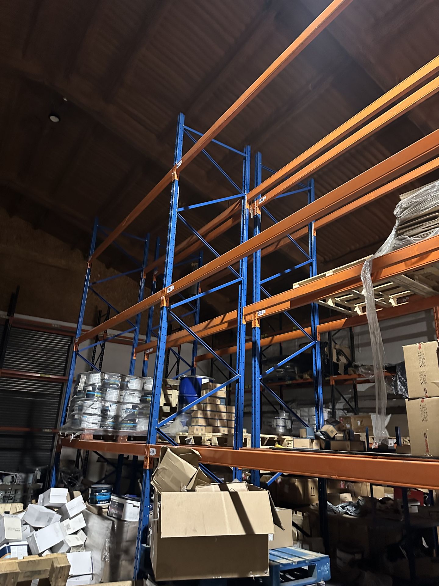 WAREHOUSE RACKING JOB LOT 6M HIGH 8 UPRIGHTS 36 BEAMS - Image 2 of 3