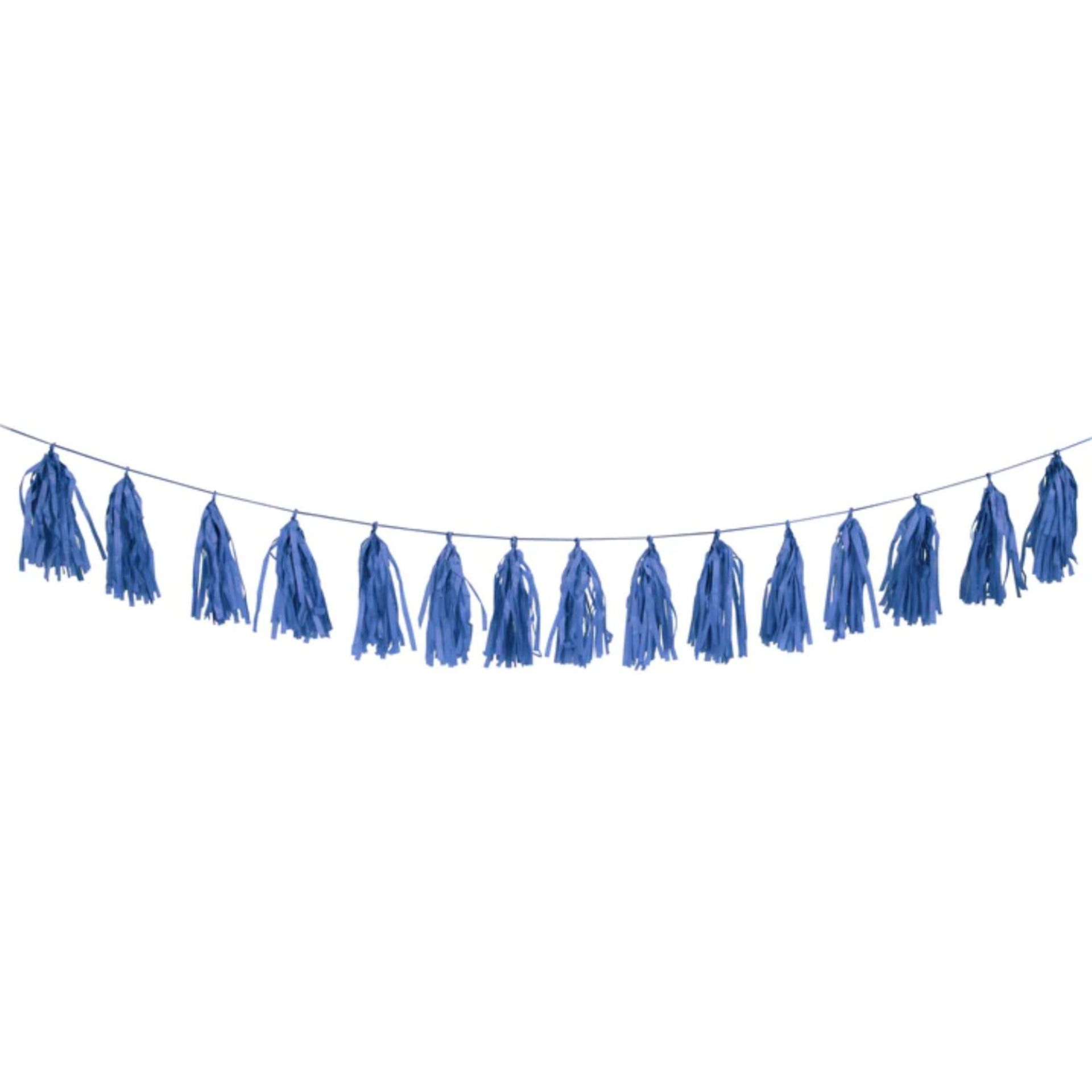 1000 UNIQUE PARTY - 9FT TISSUE PAPER TASSEL GARLAND - 7 COLOURS, RRP £10,000 - Bild 6 aus 7