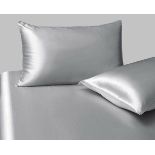 30 X SORMAG SATIN PILLOWCASES FOR SMOOTHER SKIN 2 PACK QUEEN SIZE 20″ X 30″ RRP £239.70