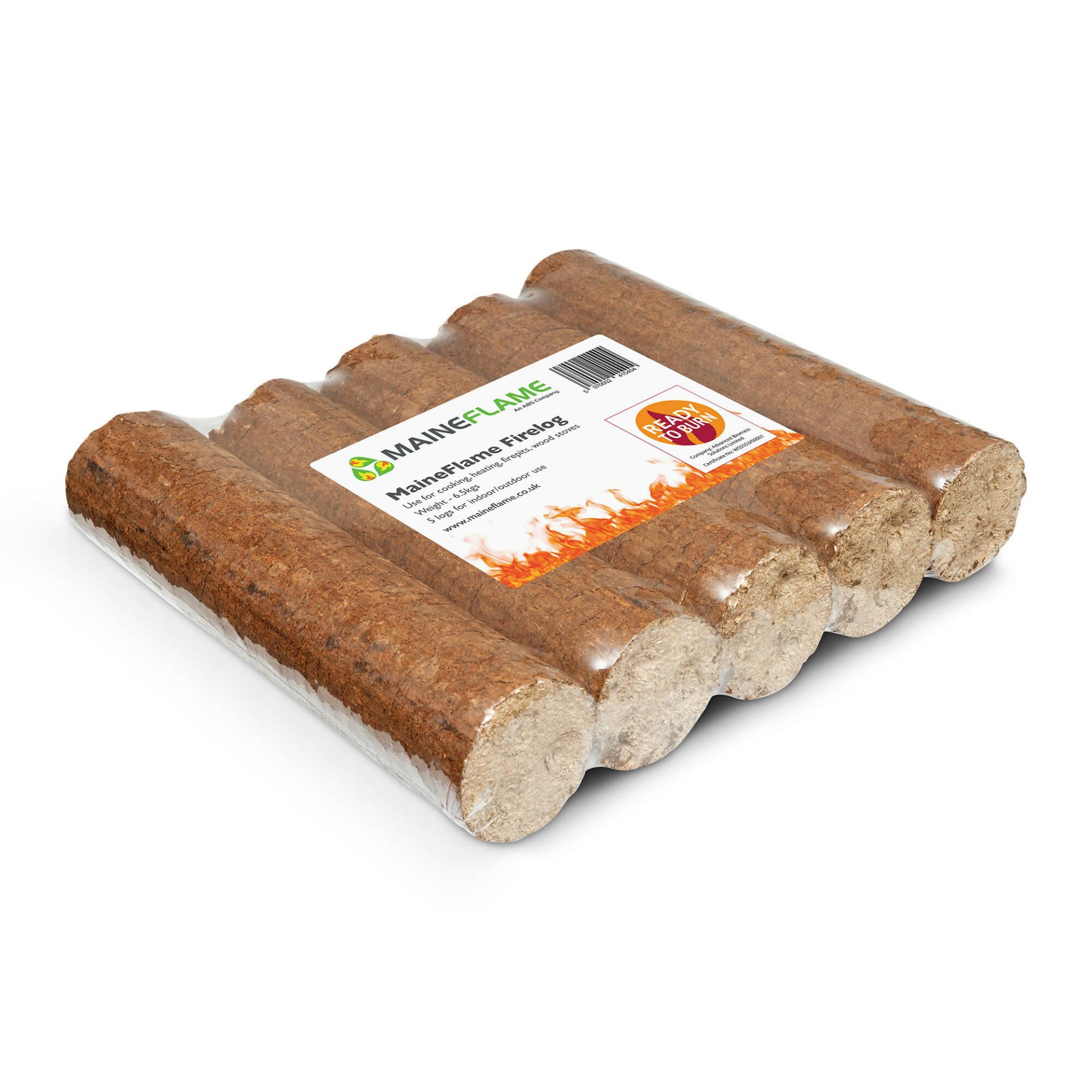 TRUCKLOAD = 26 PALLETS OF PRESSED FIRE LOGS (3,900 X 5 PACKS = 19,500 LOGS) - RRP £23,400