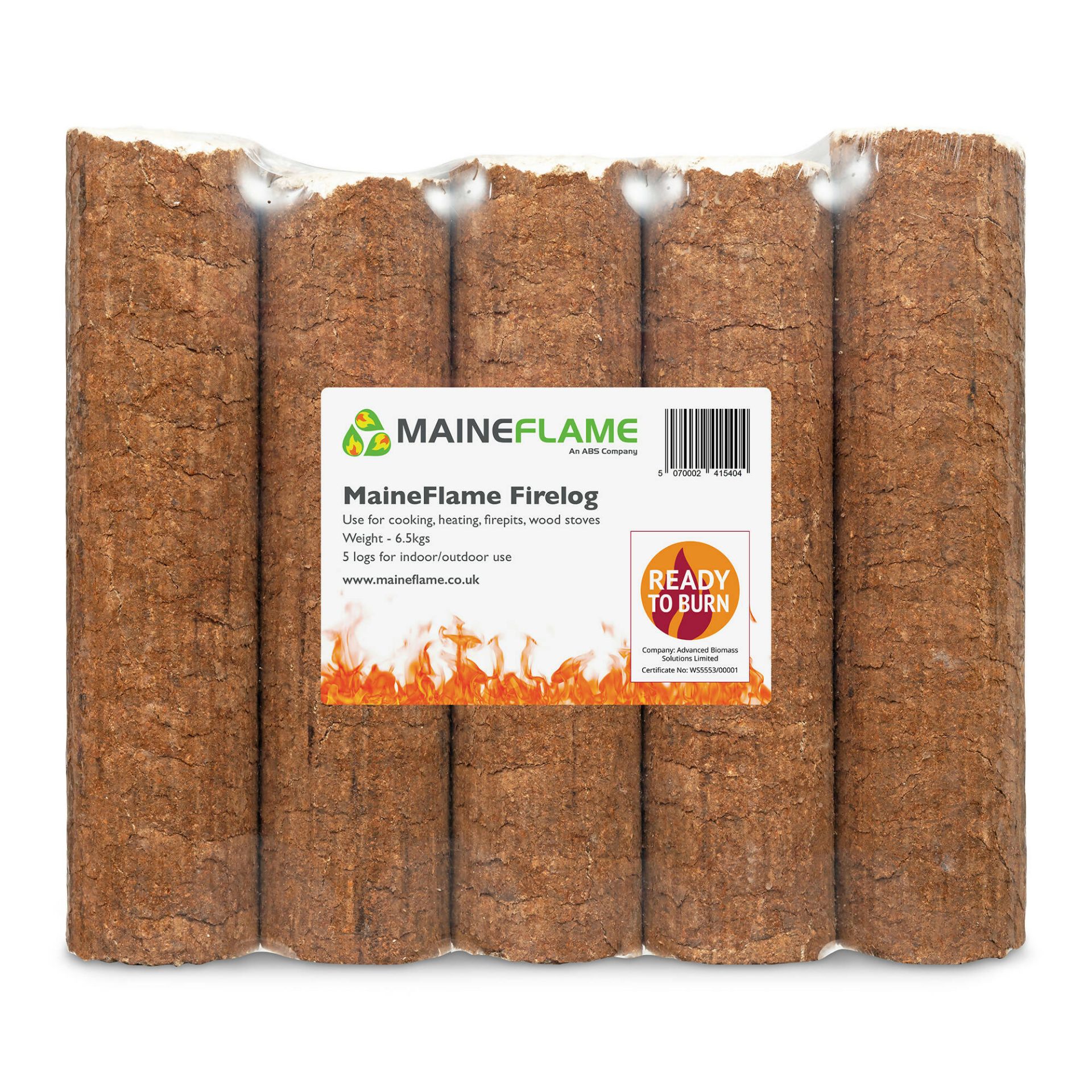 TRUCKLOAD = 26 PALLETS OF PRESSED FIRE LOGS (3,900 X 5 PACKS = 19,500 LOGS) - RRP £23,400 - Bild 2 aus 3