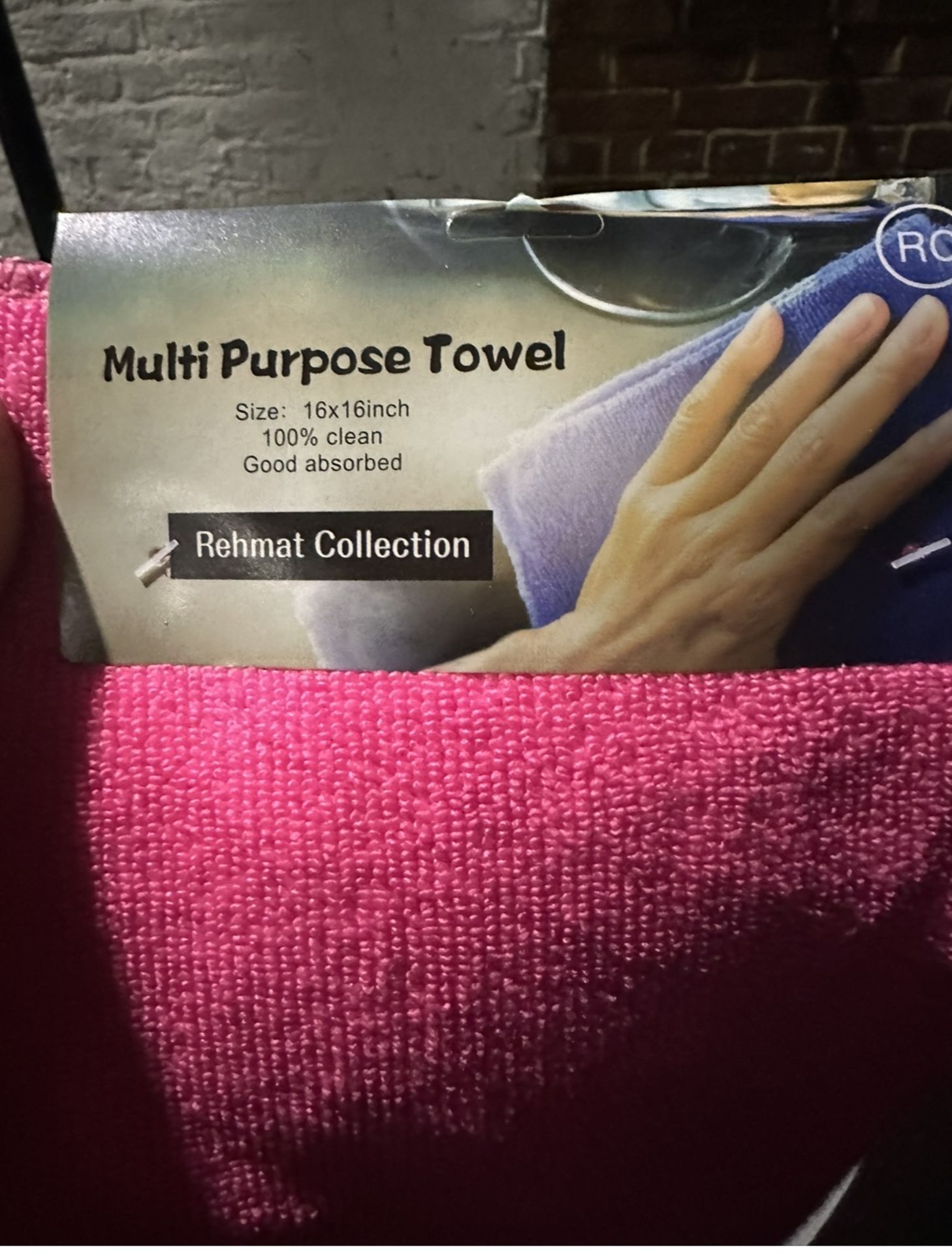 180X MULTI PURPOSE TOWEL 16X16” PACK OF 3 SHOP KEEPER CAR BOOT TTADER - Image 2 of 2