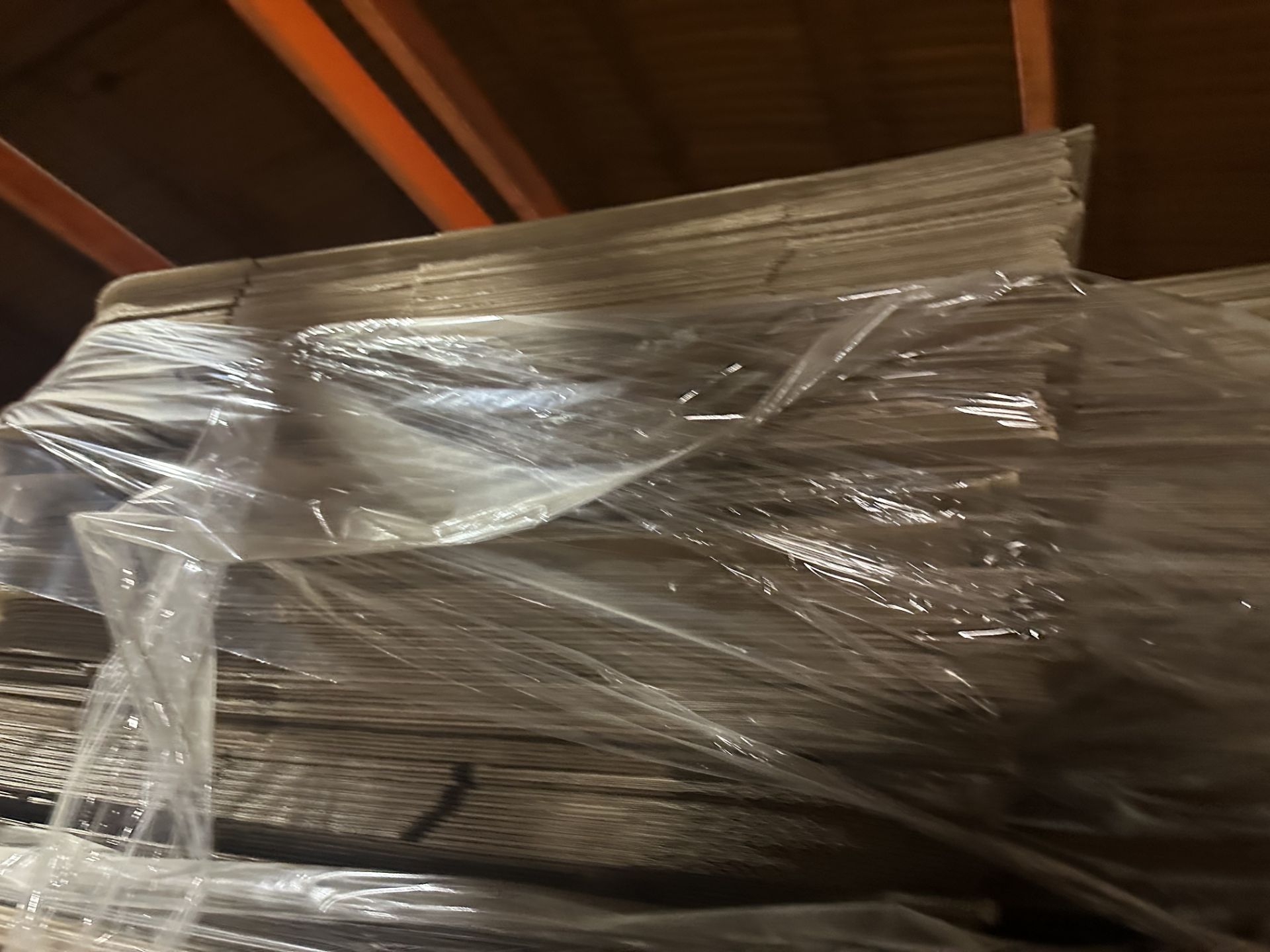 HALF PALLET OF FOLDABLE CARDBOARD BOXES FOR PACKAGING