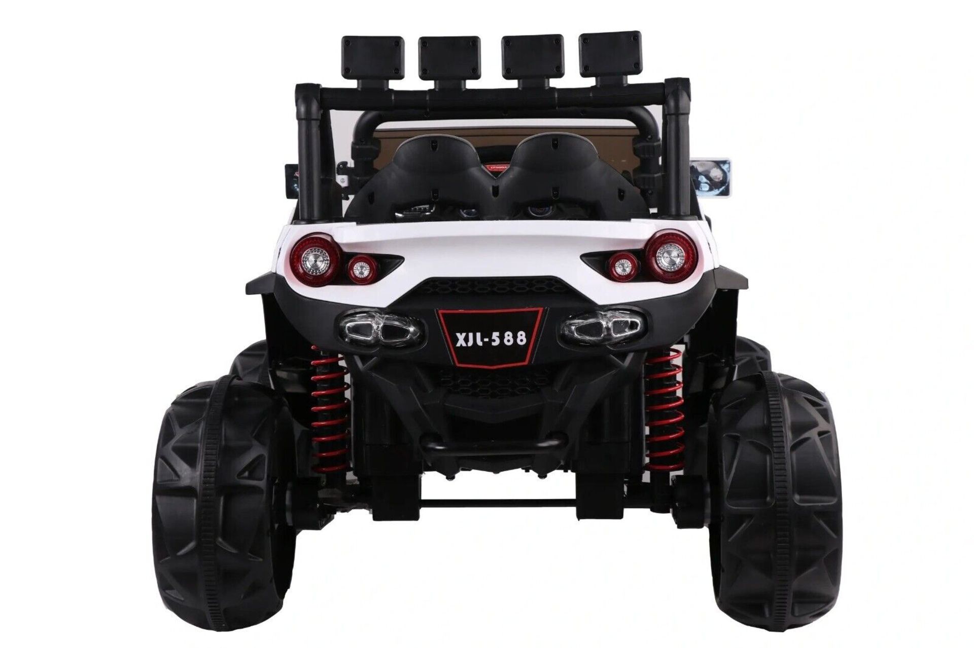 WHITE 4X4 ATV/UTV KIDS BUGGY JEEP ELECTRIC CAR WITH REMOTE BRAND NEW BOXED - Bild 3 aus 4