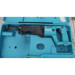 NO VAT - MAKITA CORDLESS RECIPROCATING SAW + CASE W/O BATTERY