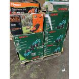 PALLET OF LAWNMOWERS UNTESTED