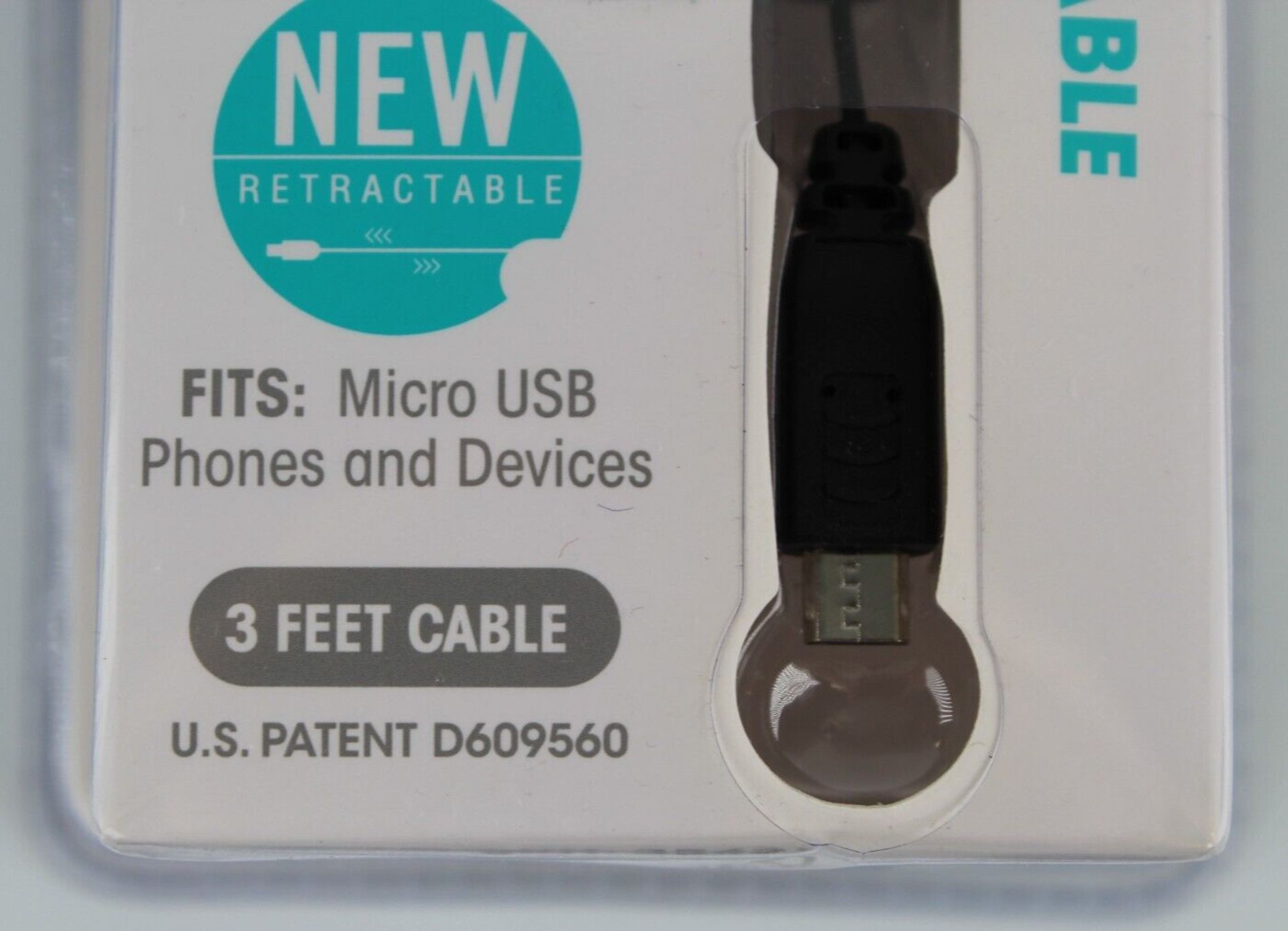 3,963 X NEW RETRACTABLE CAR CHARGER - MICRO USB – 3FT CABLE - Image 4 of 4