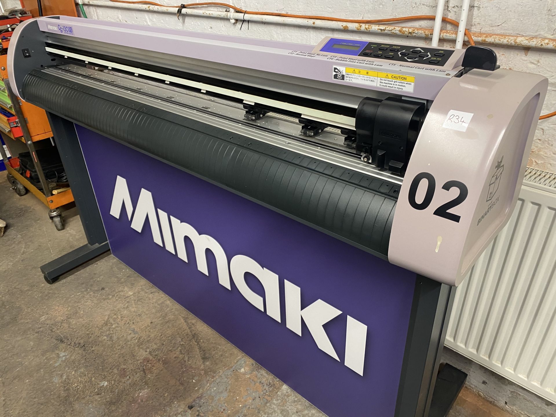 (R34) MIMAKI CG-130 FX 1370MM WIDE VINYL CUTTER PLOTTER - Image 2 of 3