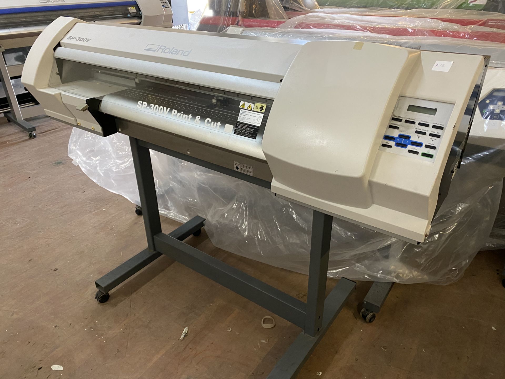 (R16) ROLAND SP300 ECO SOLVENT PRINT AND CUT LARGE FORMAT PRINTER - Image 2 of 3