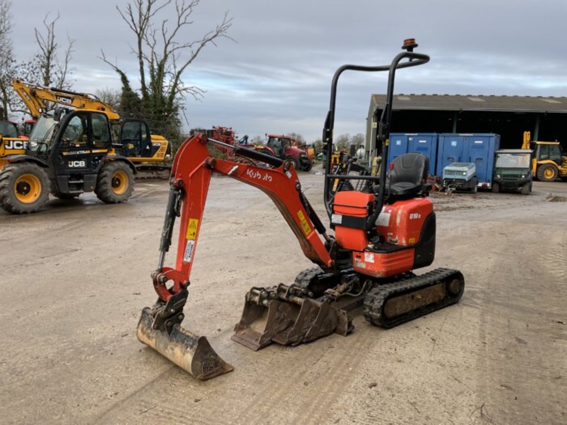 KUBOTA U10. RUBBER/EXPANDING TRACKS - Image 2 of 9