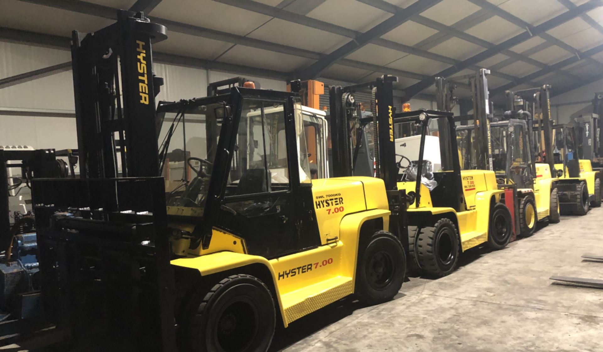 HYSTER H7.00 XL ,7.5 TON DIESEL FORKLIFT - Image 12 of 13