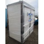 COMPACT COMFORT: 2.15M X 1.3M SHIPPING CONTAINER TOILET OASIS