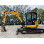 YEAR 2014 JCB 85 Z-1. RUBBER TRACKS