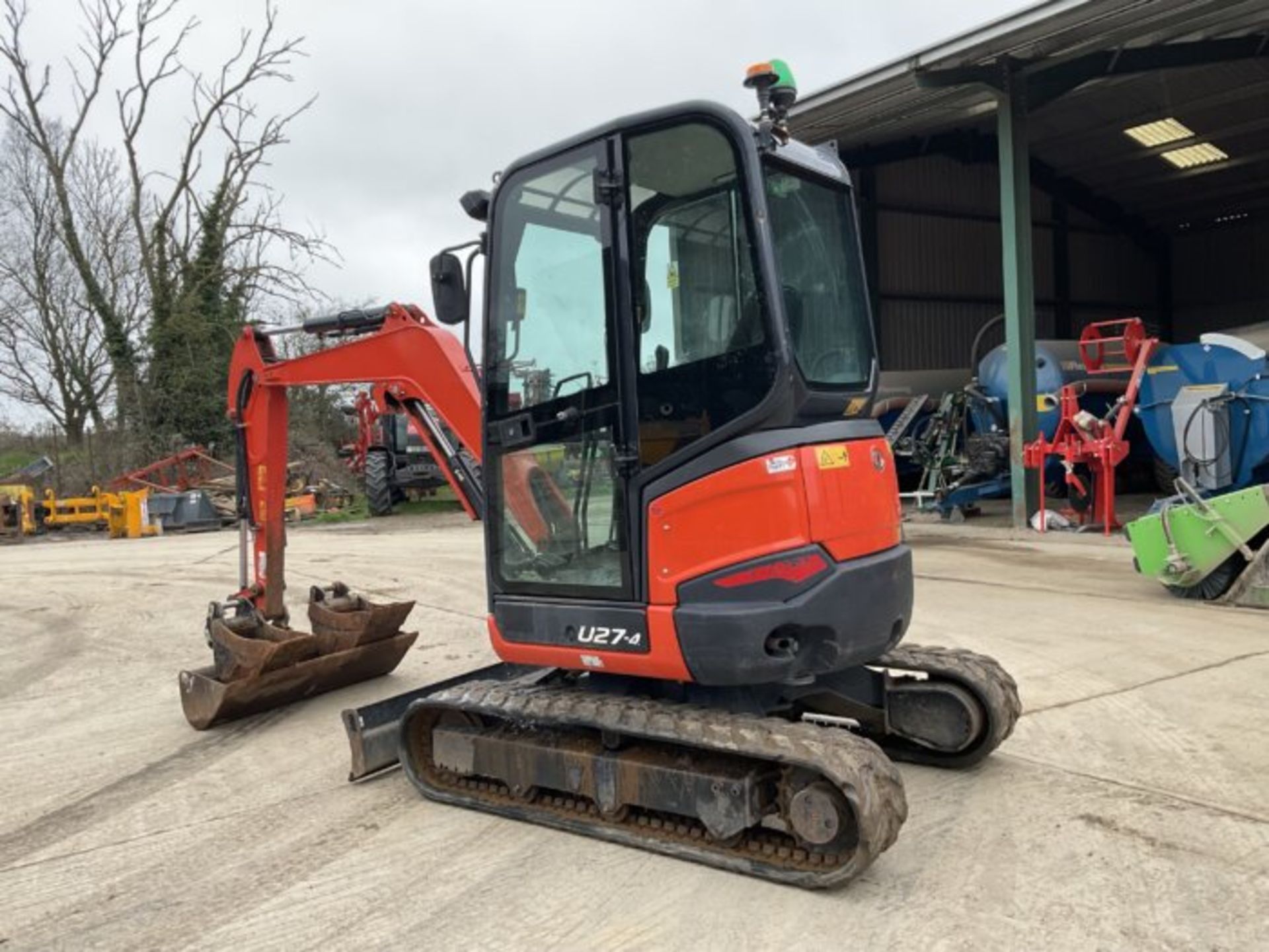 2019 KUBOTA U27-4. RUBBER TRACKS - Bild 8 aus 10