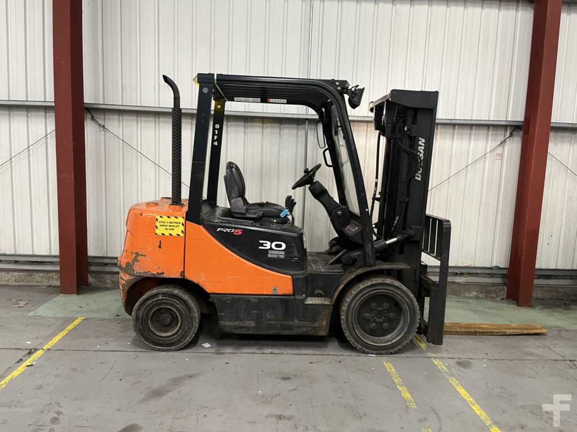 DIESEL FORKLIFTS DOOSAN D30S-5 - Image 5 of 6