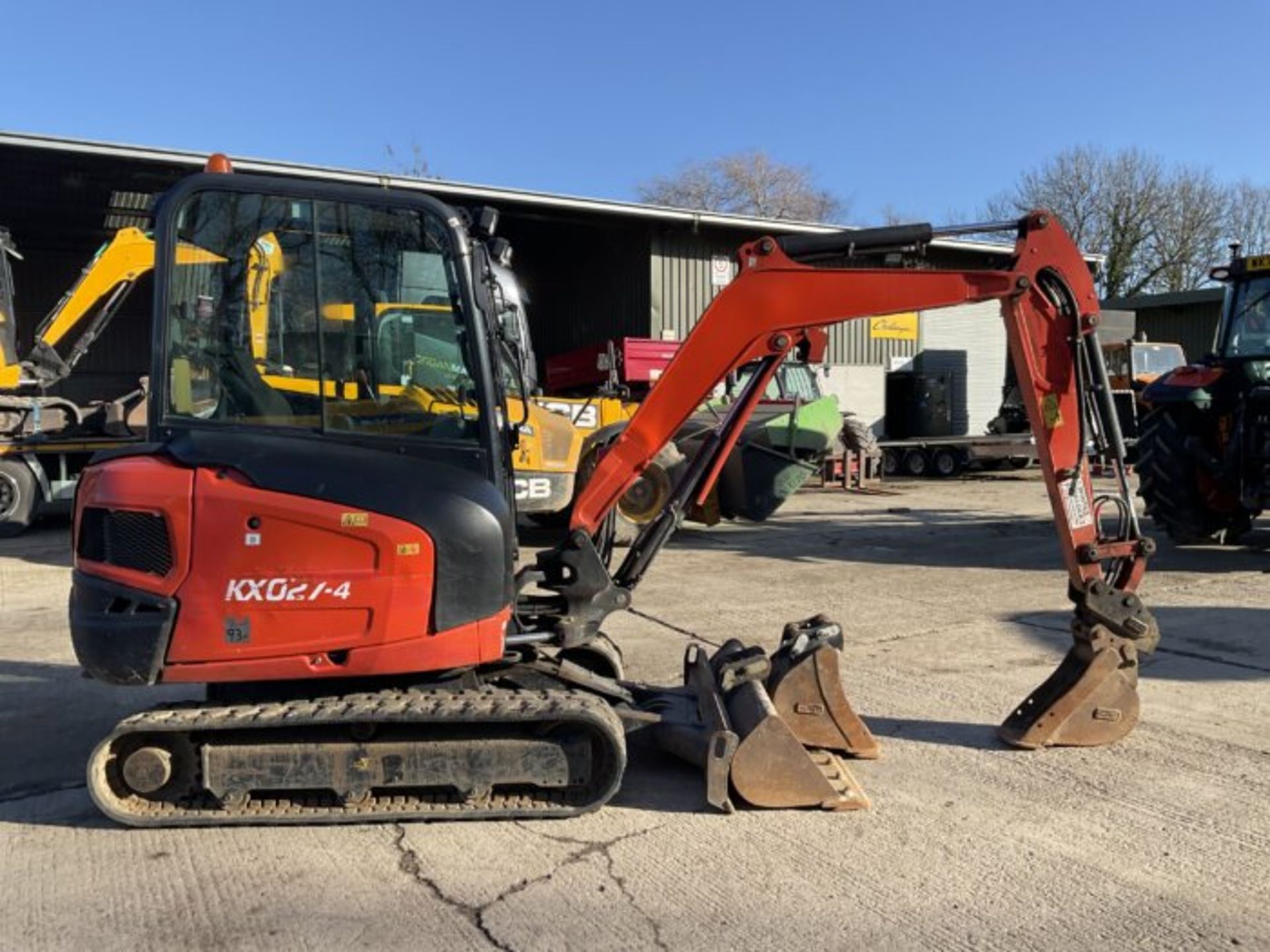 2019 KUBOTA KX027. RUBBER TRACKS - Image 5 of 10