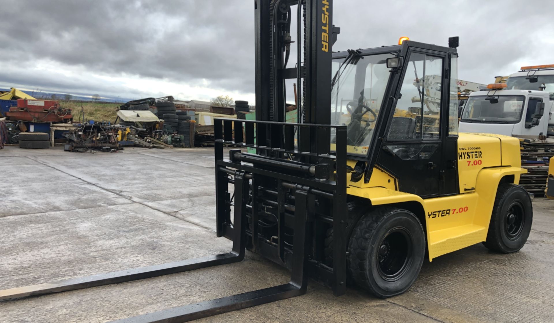 HYSTER H7.00 XL ,7.5 TON DIESEL FORKLIFT - Image 3 of 13