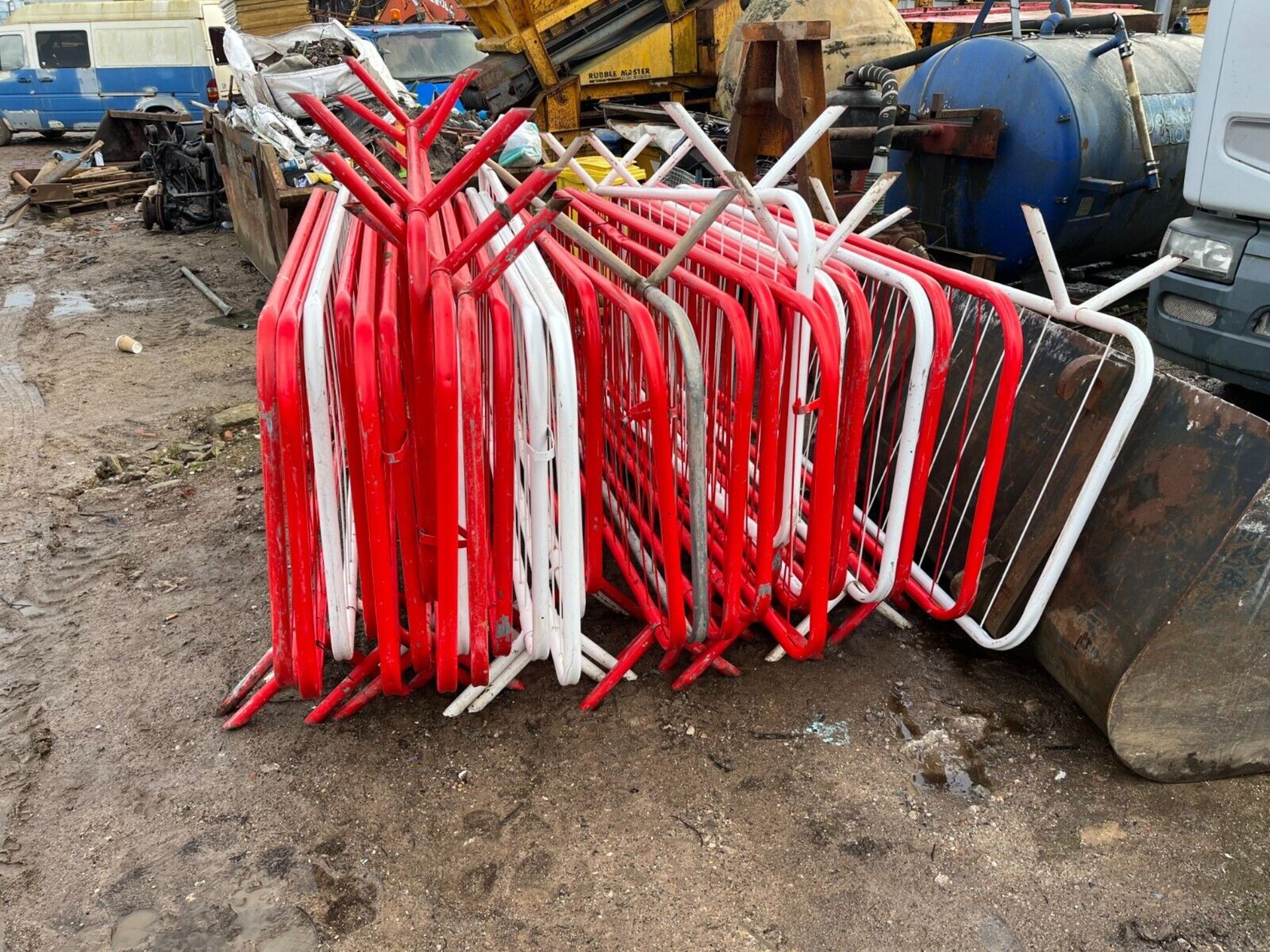 30 X USED CROWD SAFETY BARRIERS