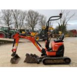 KUBOTA U10. RUBBER/EXPANDING TRACKS