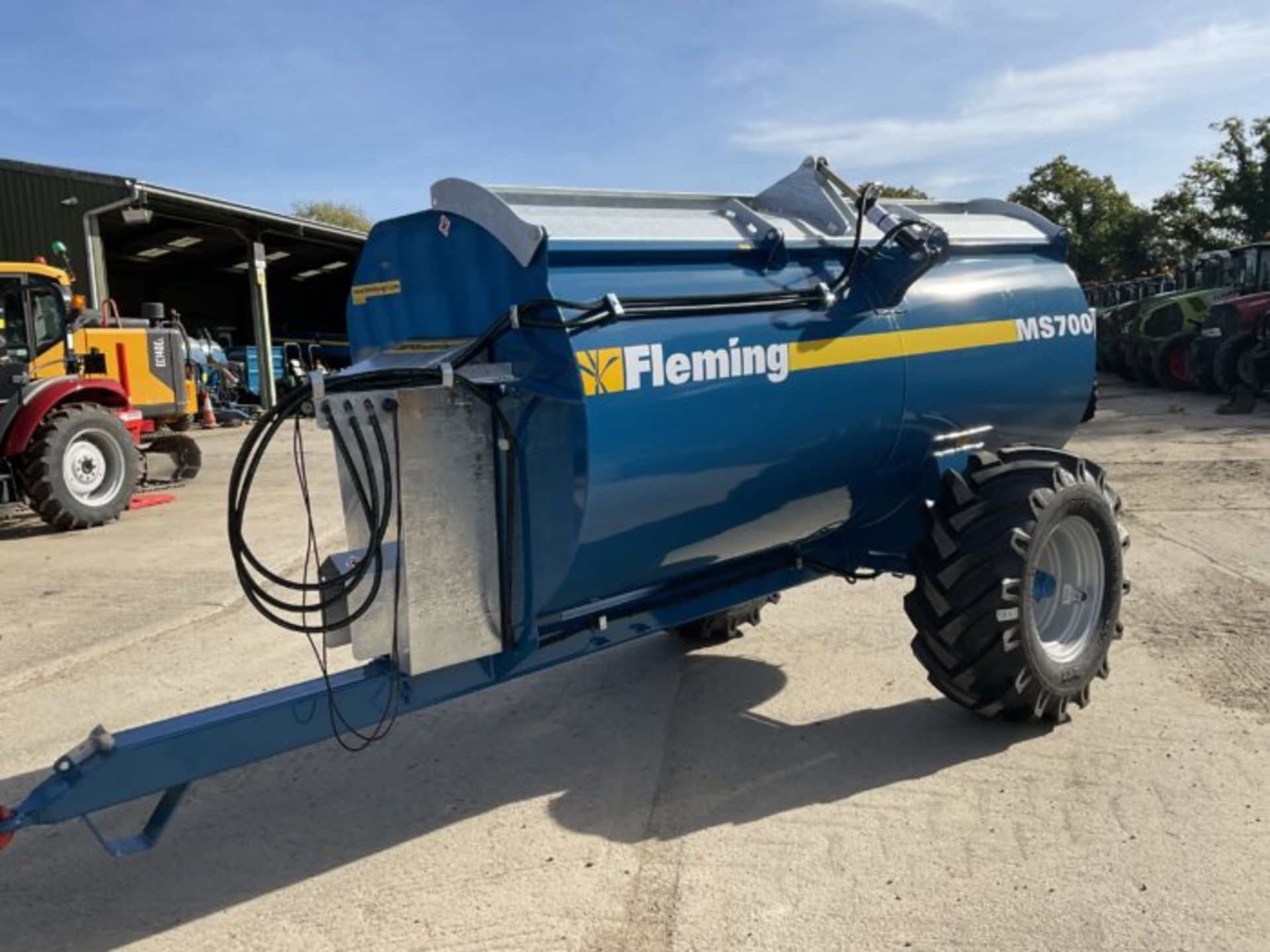 2023 NEW FLEMING MS700 MUCK SPREADER. HYDRAULIC BRAKES. HYDRAULIC TOP LID. - Bild 9 aus 9