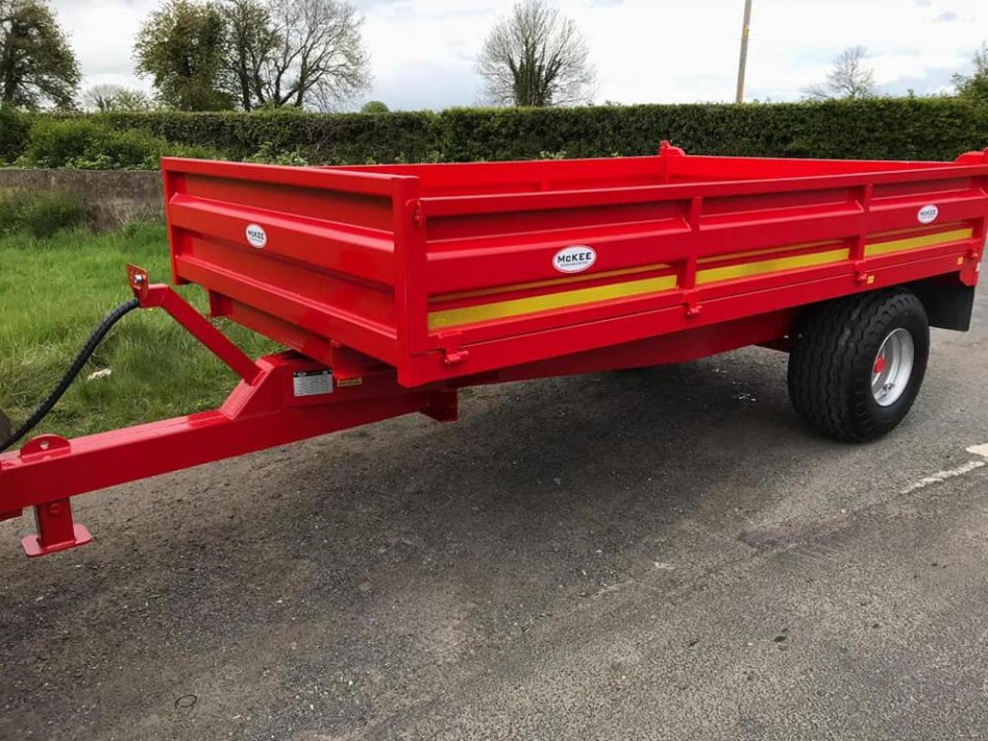 MCKEE 6 TON DROP SIDE TIPPING TRAILER - Bild 2 aus 6