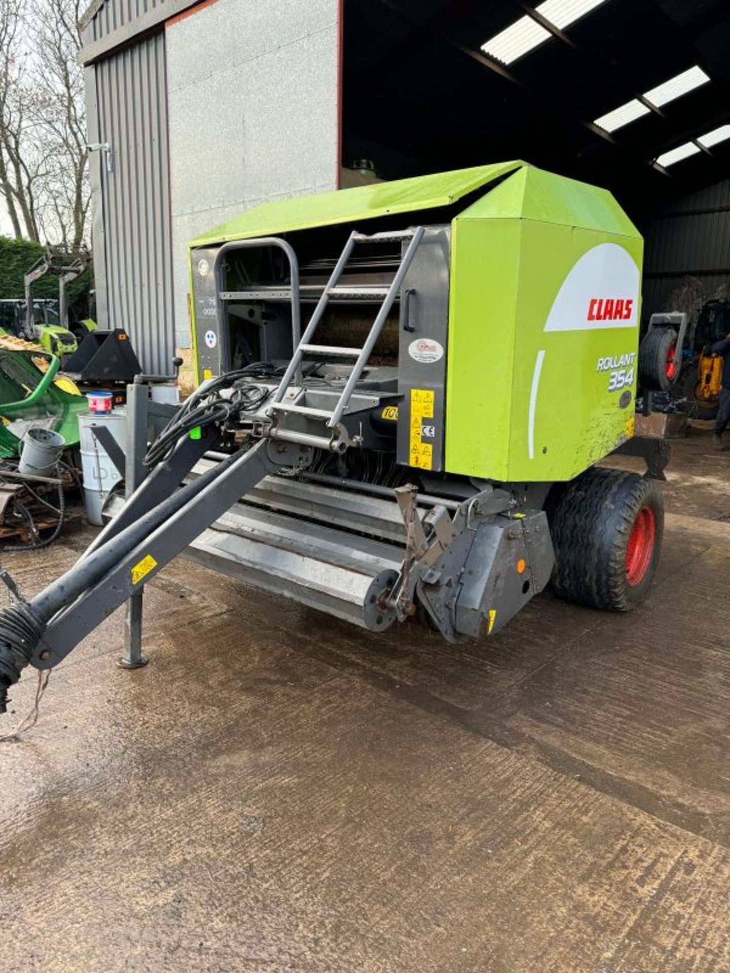 CLAAS ROLLANT 354 ROUND BALER - Image 5 of 9