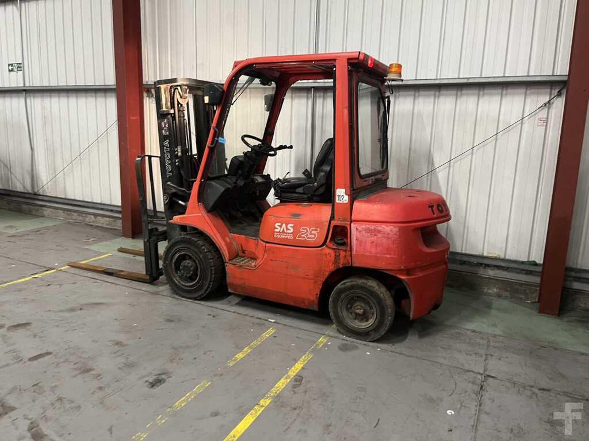 DIESEL FORKLIFTS TOYOTA 62-7FDF25 - Bild 3 aus 6