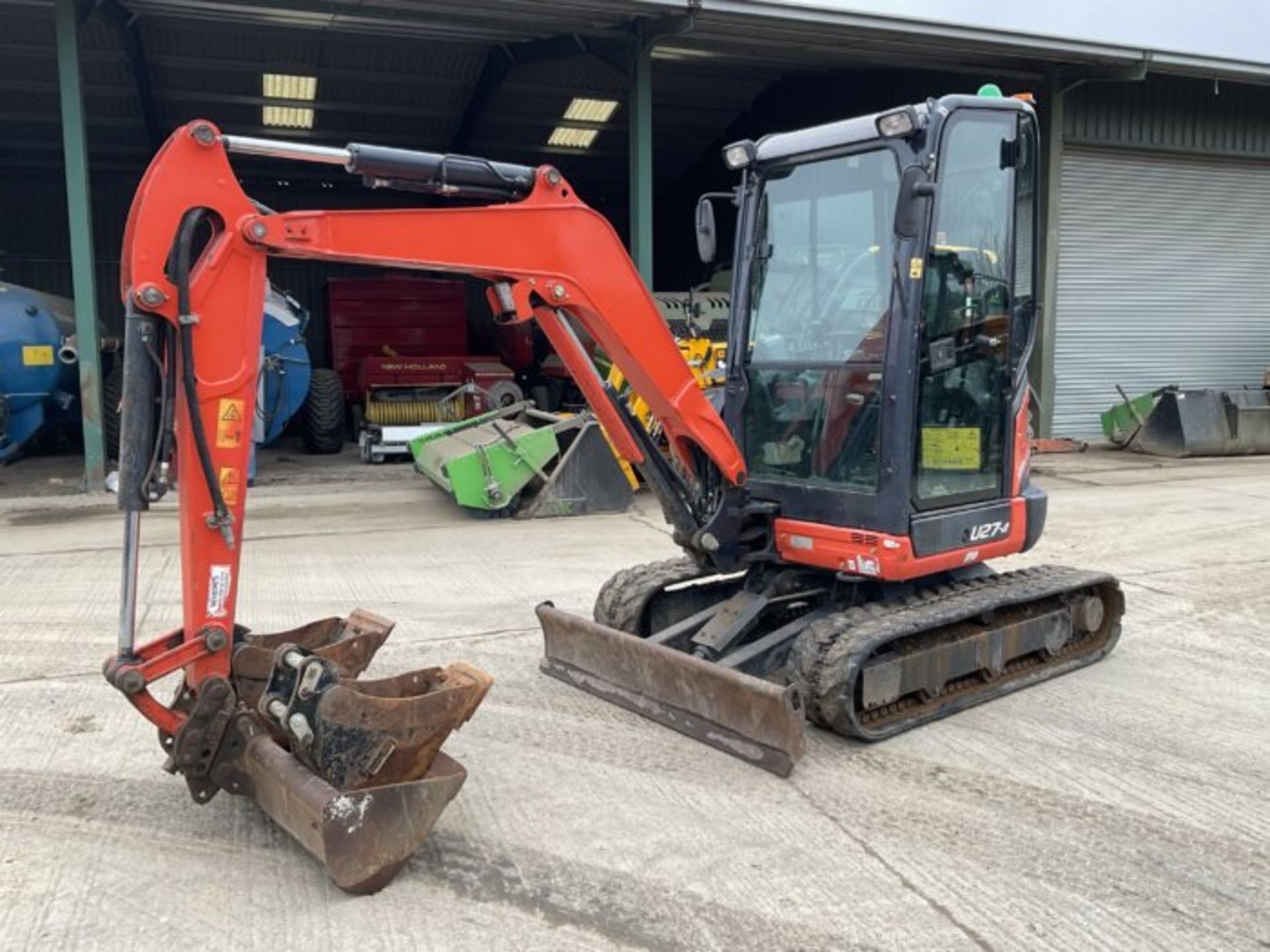 2019 KUBOTA U27-4. RUBBER TRACKS - Bild 2 aus 10