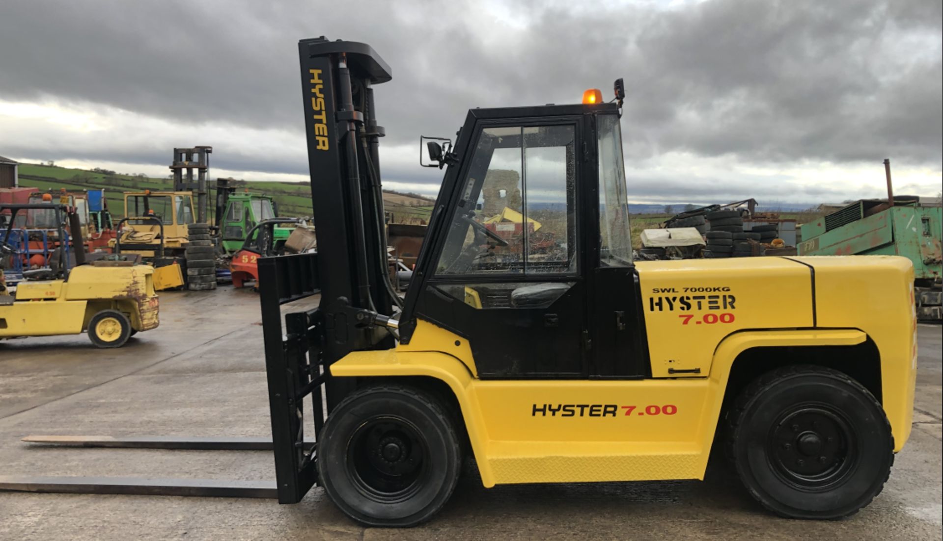 HYSTER H7.00 XL ,7.5 TON DIESEL FORKLIFT