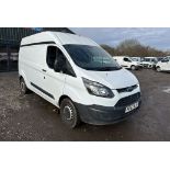 ELEVATED EFFICIENCY: 67 PLATE FORD TRANSIT CUSTOM LWB HIGH ROOF VAN