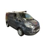 63 PLATE FORD TRANSIT CUSTOM: METALLIC GREY MARVEL