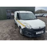 TURBO TLC: LOW MILES VAUXHALL COMBO, EURO 6, SPARES OR REPAIRS >>--NO VAT ON HAMMER--<<