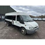 VERSATILE 2005 FORD TRANSIT MINIBUS: TURBO REPAIRABLE >>--NO VAT ON HAMMER--<<