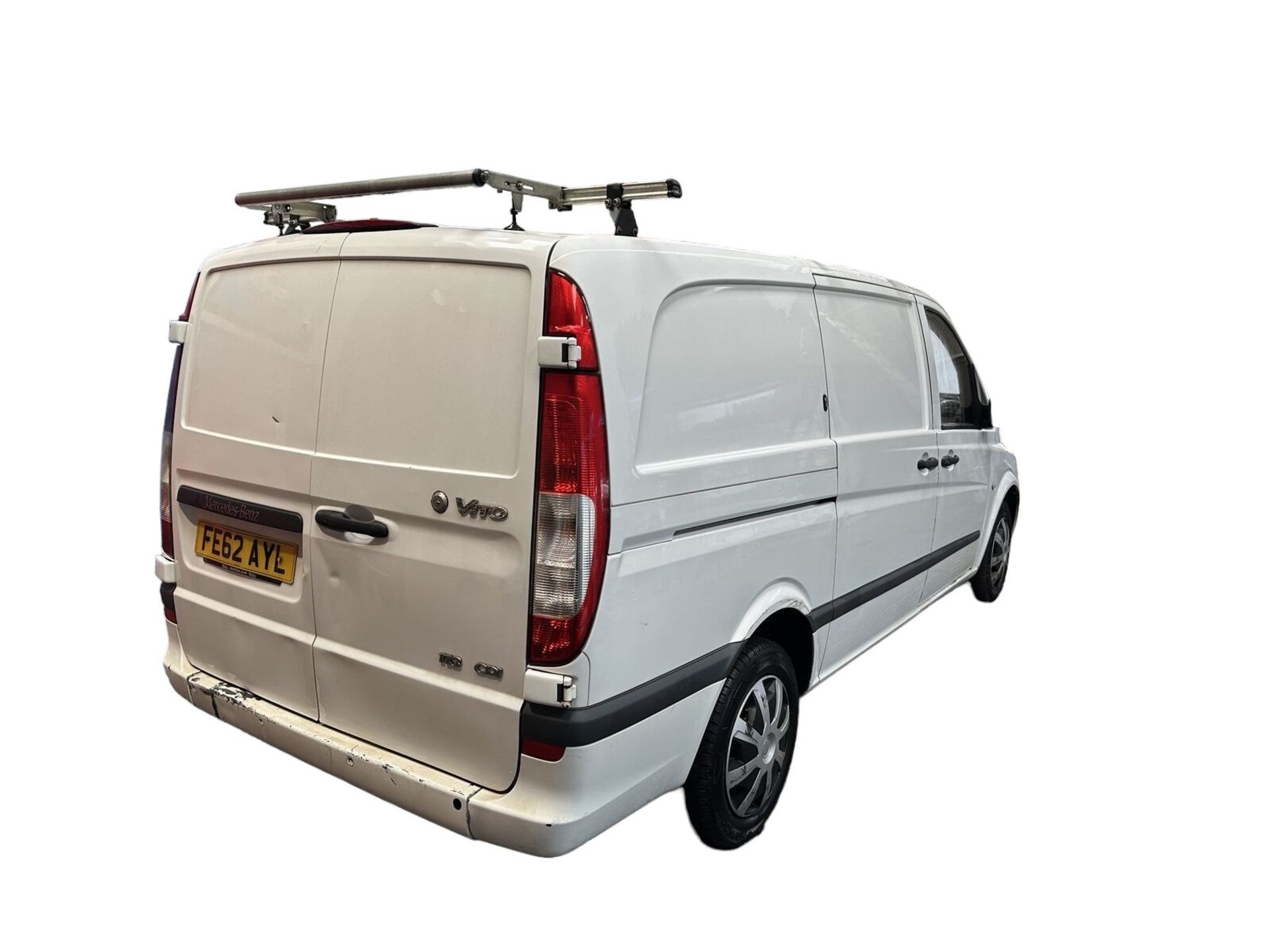 WHITE KNIGHT: MERCEDES VITO LWB, SOLID BARGAIN >>--NO VAT ON HAMMER--<< - Image 4 of 13