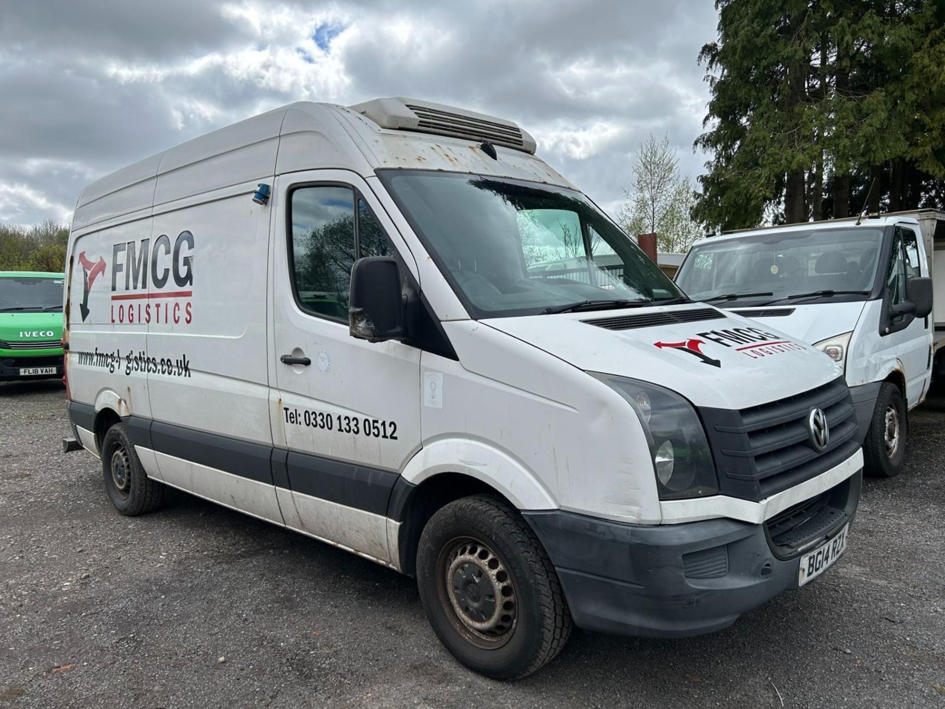 VOLKSWAGEN CRAFTER CR35 TDI L2H1 MWB HIGH ROOF FRIDGE FREEZER **SPEARS OR REPAIRS** - Image 4 of 11