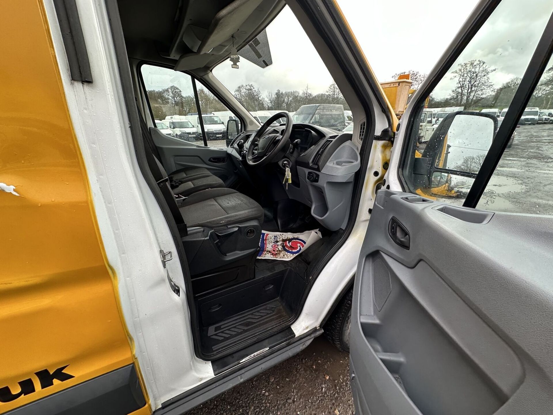 YELLOW BEAST: 68 PLATE FORD TRANSIT 350 L3, SPARES OR REPAIRS - Image 4 of 14