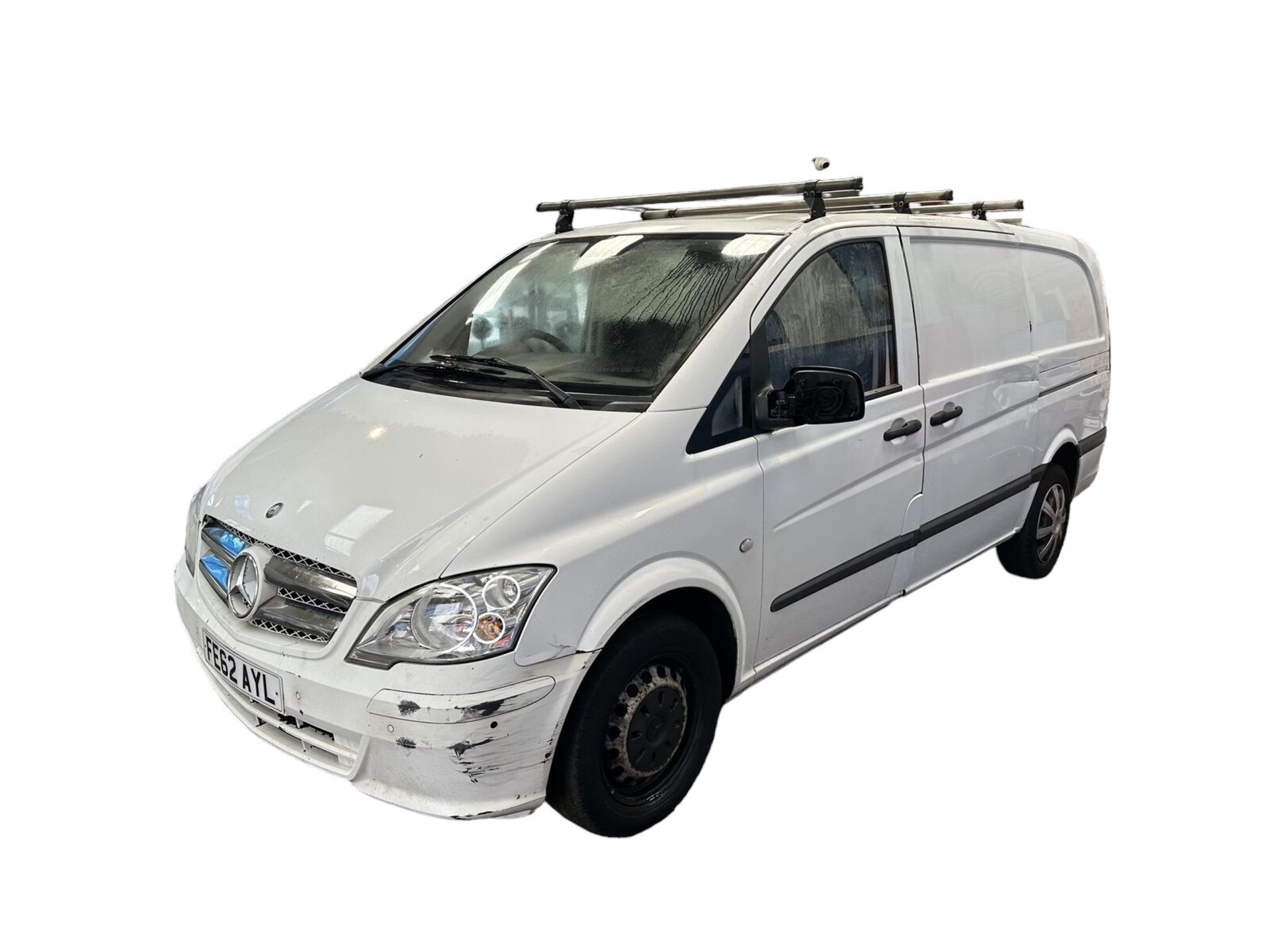 WHITE KNIGHT: MERCEDES VITO LWB, SOLID BARGAIN >>--NO VAT ON HAMMER--<< - Image 2 of 13