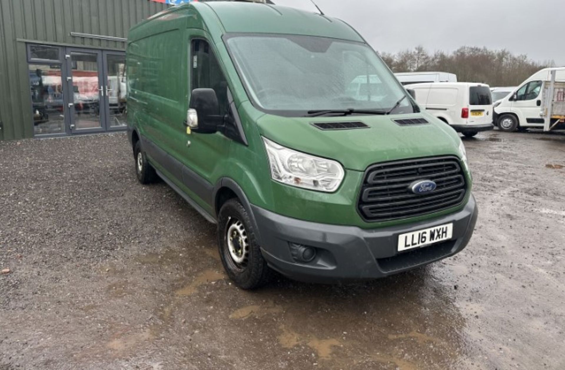 GREEN MACHINE: 2016 FORD TRANSIT 350 L3, LOW MILEAGE WORKHORSE >>--NO VAT ON HAMMER--<<