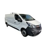 WHITE WONDER: VAUXHALL VIVARO TRAFIC 1.6 CDTI L2 LONG WHEEL BASE >>--NO VAT ON HAMMER--<<